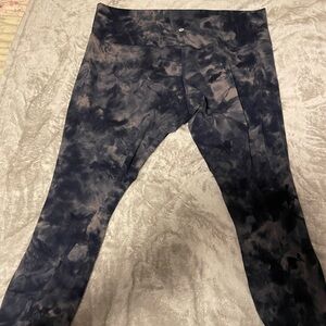 Lululemon Align 25” blue and pink tie dye, only worn once